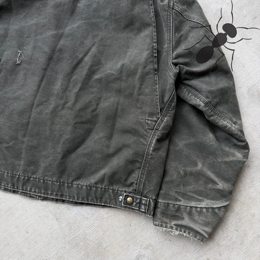 Carhartt J97 MOS green Detroit work wear jacket - Picture 8 of 9